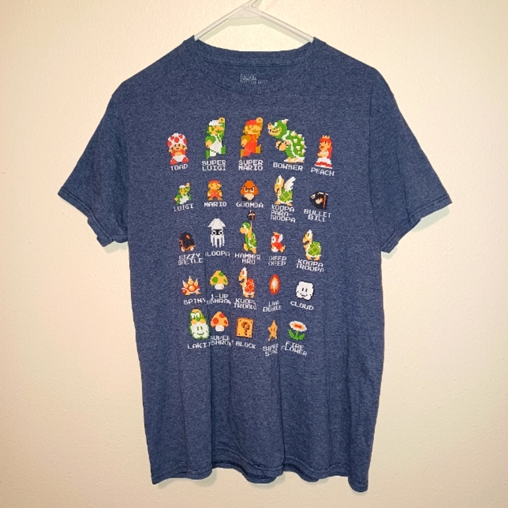 Super Mario Brothers Nintendo Game Shirt